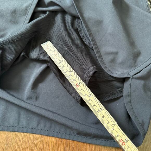 Athleta Stretch-In Skort Lightweight Sporty Tennis Activewear Golf Black Sz M - Picture 4 of 8